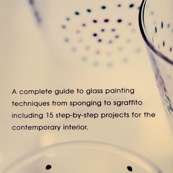 4 Books for artist and crafters projects techniques  PAINTING ON GLASS - Picture 8 of 9